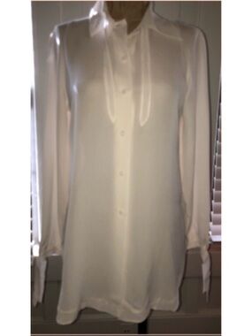 La Perla 100% Silk Pajama Set NWT Italian Luxury Small Ivory 2-piece Embellished